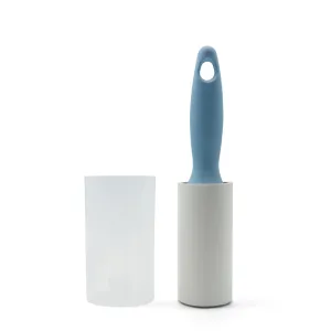 Adhesive Pet Hair Remover Paper Lint Roller Reusable Lint Brush 60 Sheets - Blue
