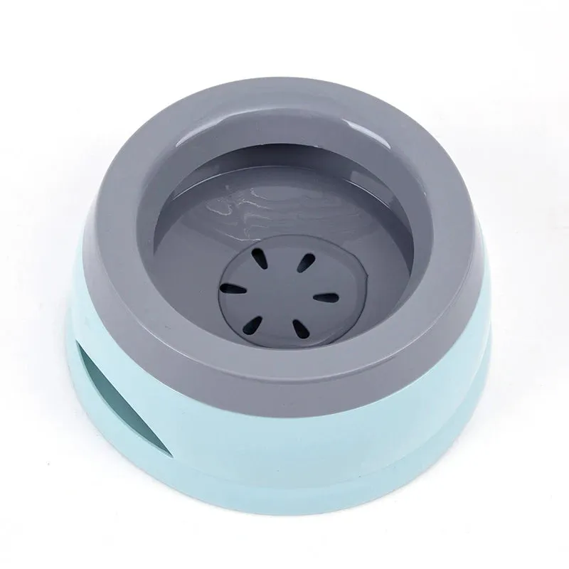 Anti-Spill Floating Pet Bowl for Dogs and Cats