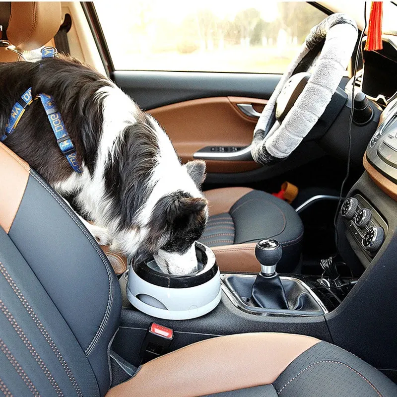 Anti-Spill Floating Pet Bowl for Dogs and Cats