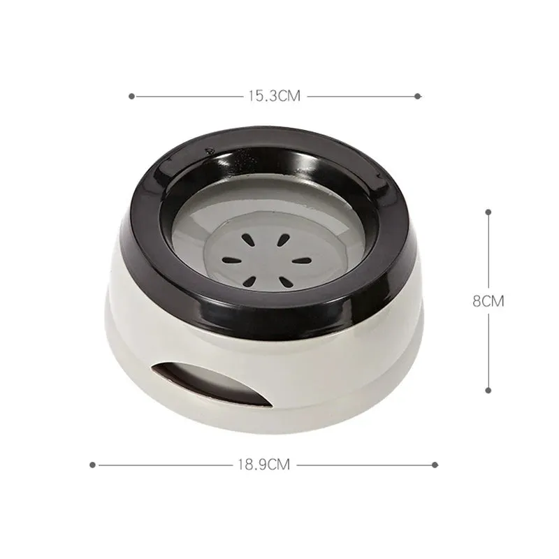 Anti-Spill Floating Pet Bowl for Dogs and Cats