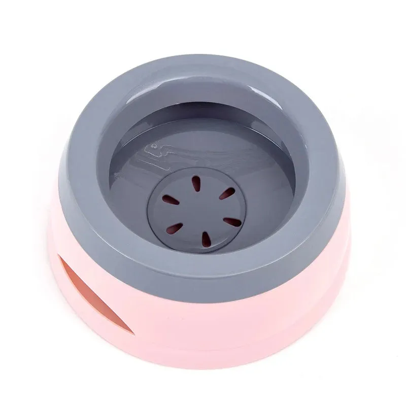 Anti-Spill Floating Pet Bowl for Dogs and Cats