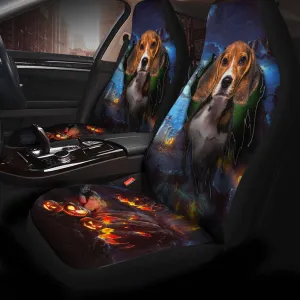 Beagle Dog Halloween Car Seat Covers