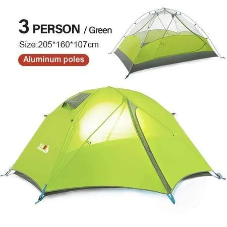 Bicycle Bike Packing Tent BSWolf Ultralight 1-3 Person 3 Season Ultralight