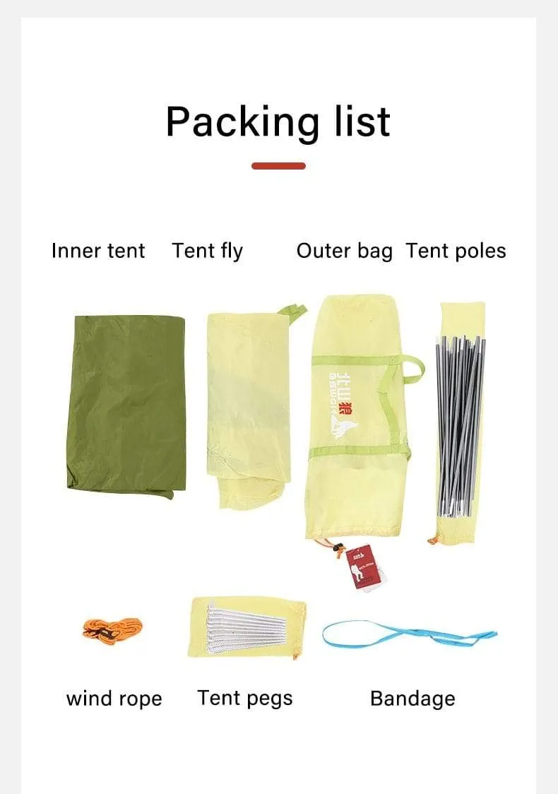 Bicycle Bike Packing Tent BSWolf Ultralight 1-3 Person 3 Season Ultralight