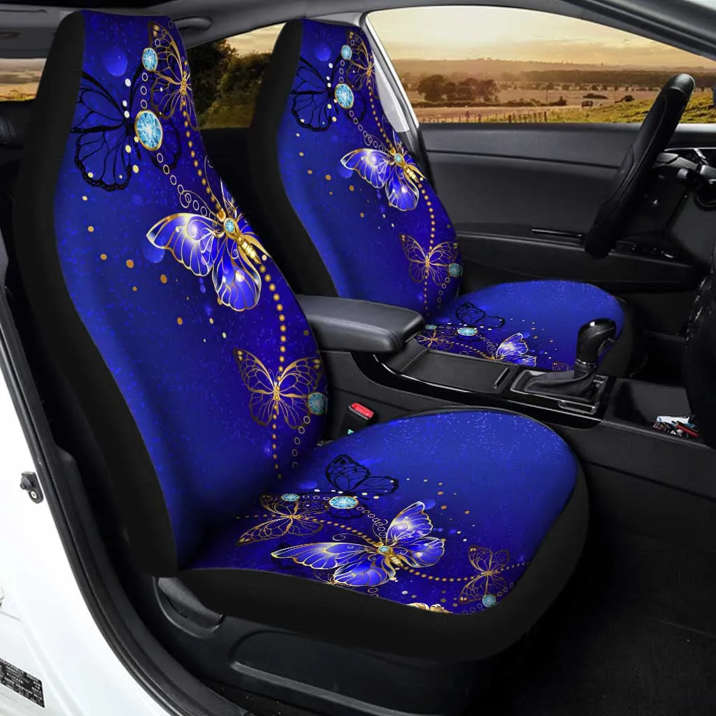 Butterfly Car Seat Covers Custom Blue Car Accessories Car Accessories
