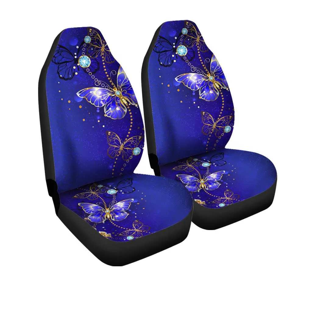 Butterfly Car Seat Covers Custom Blue Car Accessories Car Accessories