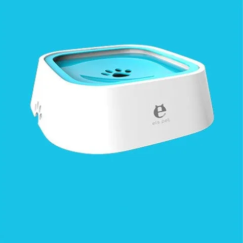 Cat Dog Water Bowl Carried Floating Bowl Slow Water Feeder Dispenser Pet Fountain