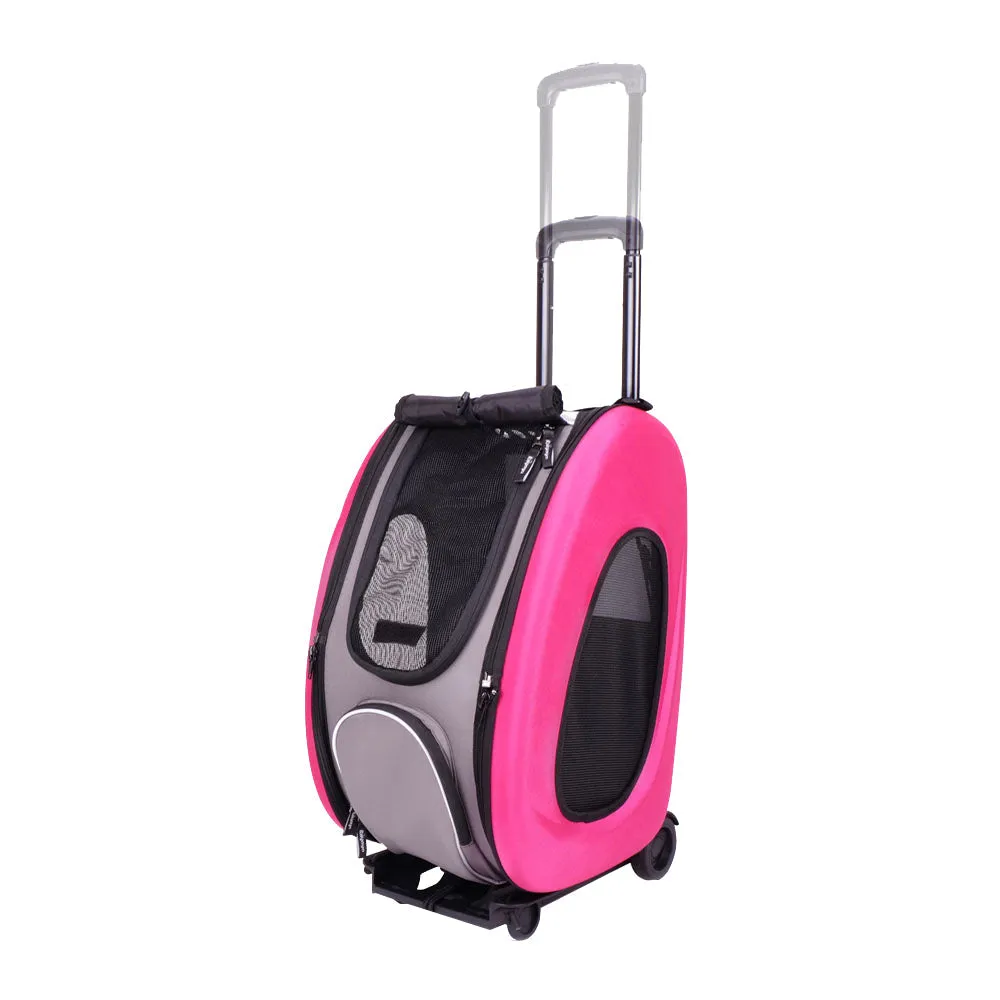 Eva Pet Wheeled Multifunctional Carrier - Tangerine