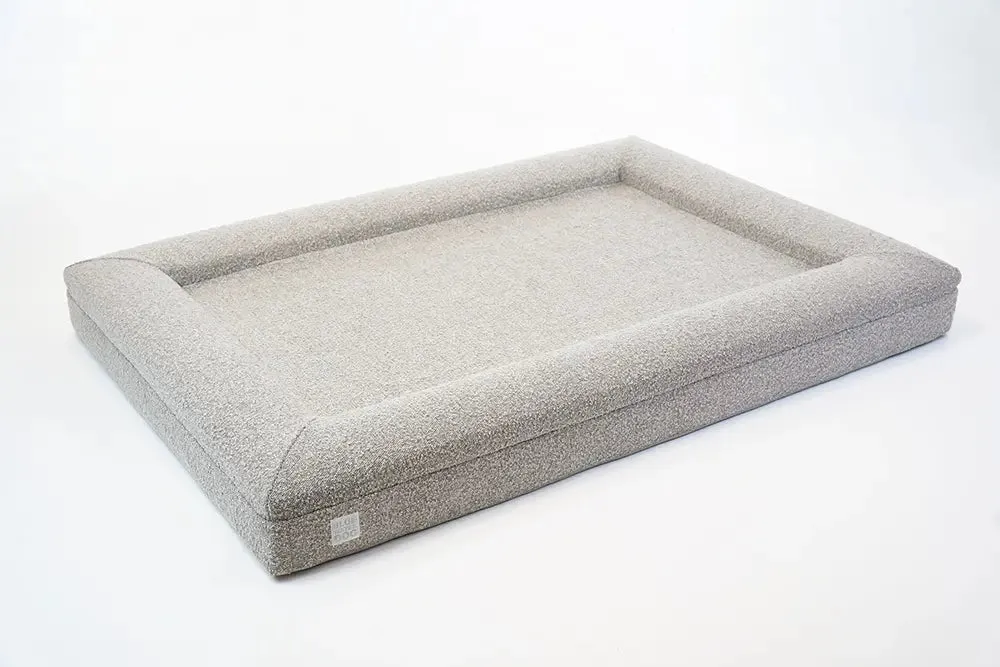 Extra Large Luxury Bouclé Orthopedic Bluewater Dog Bed (Sand)
