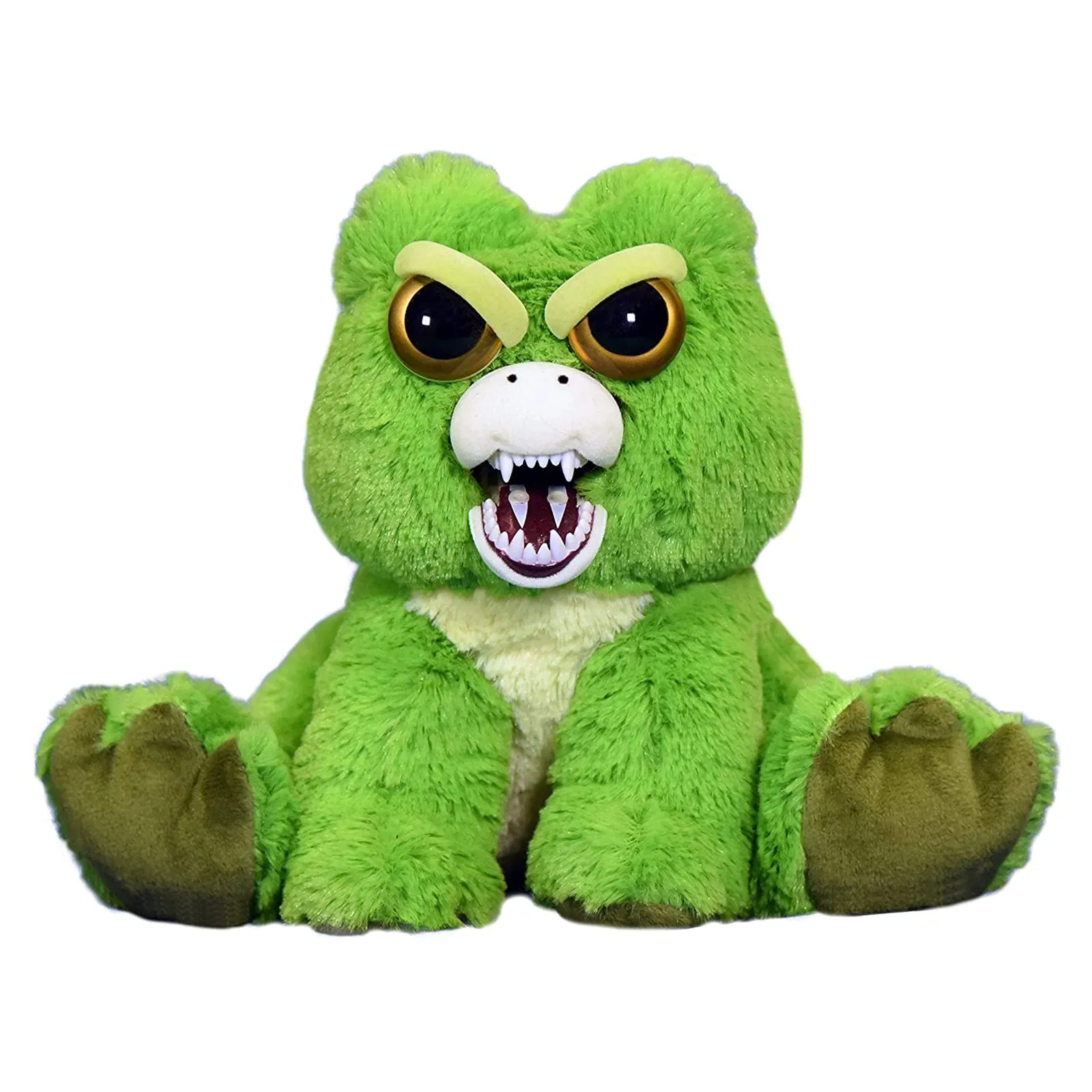 Feisty Pets Waterlogged Willie Frog Plush Figure