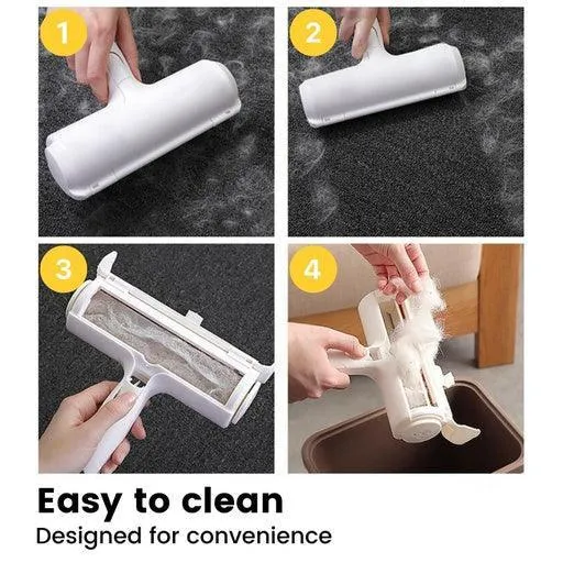 Floofi Pet Hair Remover Lint Roller Dog Cat Puppy Hair Cleaning Brush