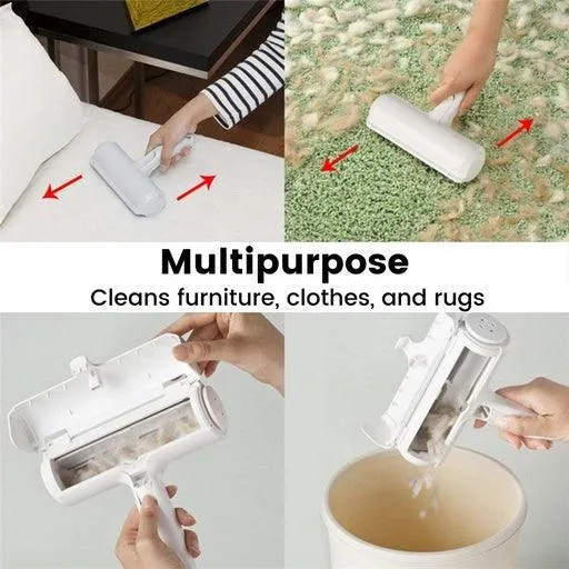 Floofi Pet Hair Remover Lint Roller Dog Cat Puppy Hair Cleaning Brush