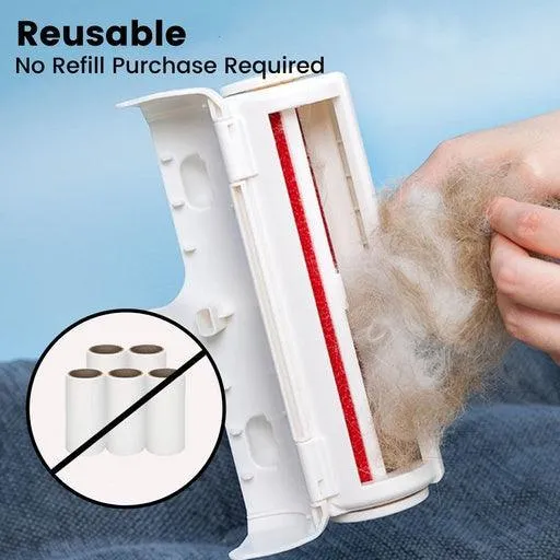 Floofi Pet Hair Remover Lint Roller Dog Cat Puppy Hair Cleaning Brush