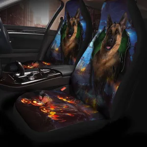 German Shepherd Dog Halloween Car Seat Covers
