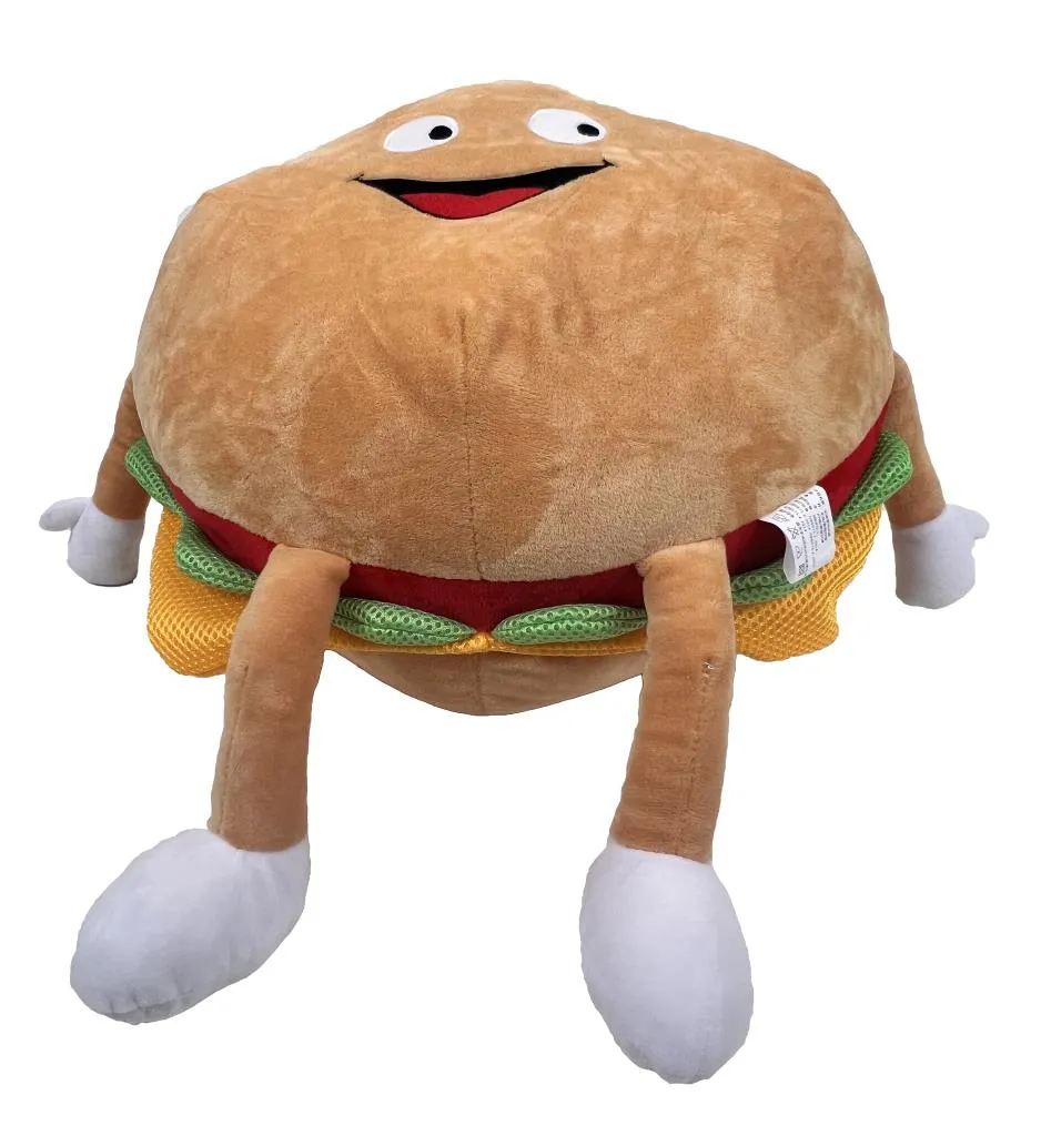 Giant Burger | Brown's Plush Dog Toy