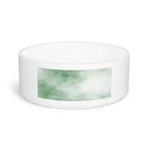 Green Clouds Pet Bowl