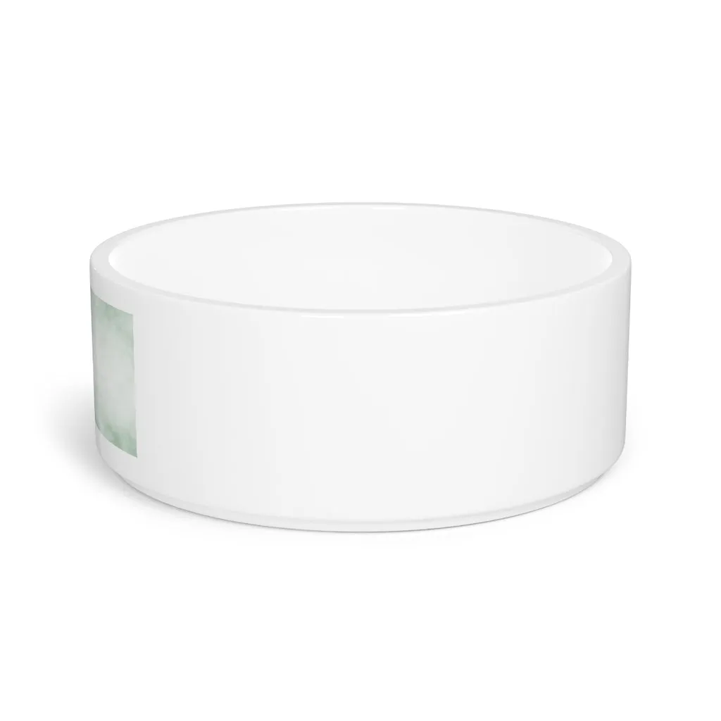 Green Clouds Pet Bowl