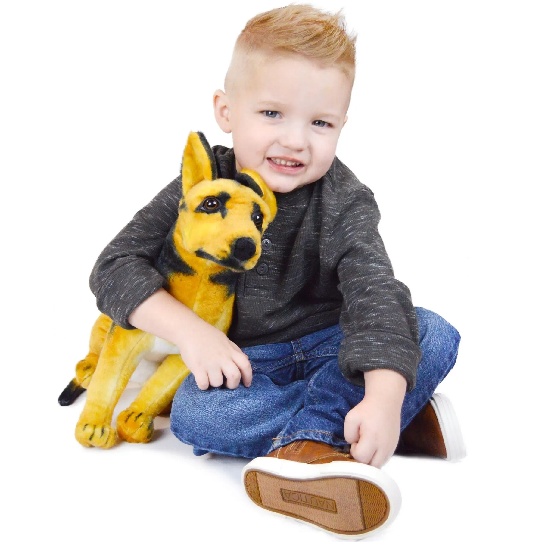 Gunther The German Shepherd | 15 Inch Stuffed Animal Plush | By TigerHart Toys