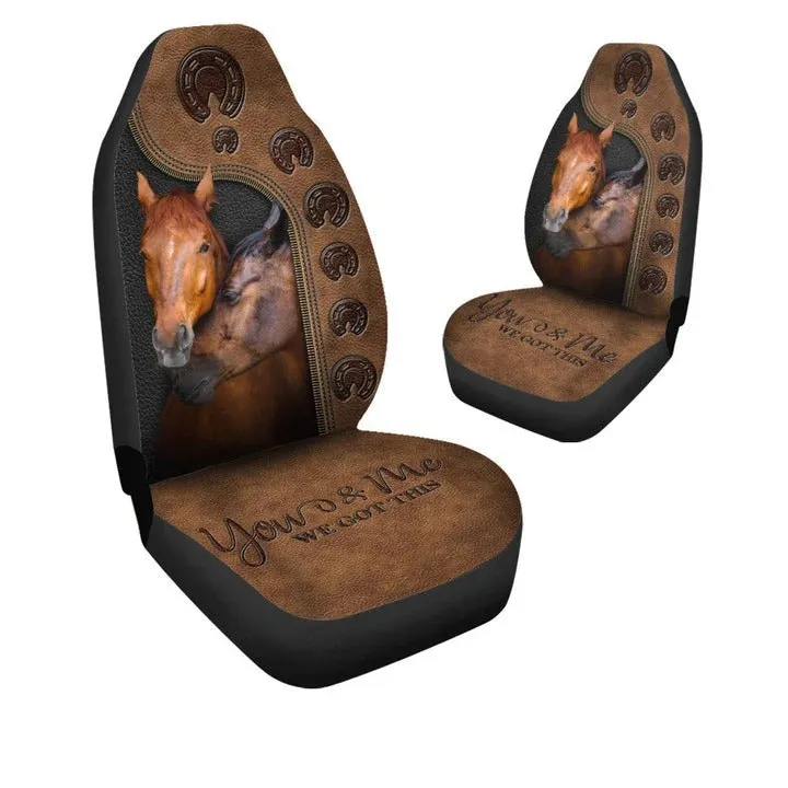 Horse Couple We Got This Front Car Seat Covers Universal Fit