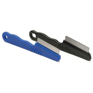 Jeffers Ergo Grip Flea Combs for Pets w/ Plastic Handle