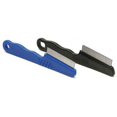 Jeffers Ergo Grip Flea Combs for Pets w/ Plastic Handle