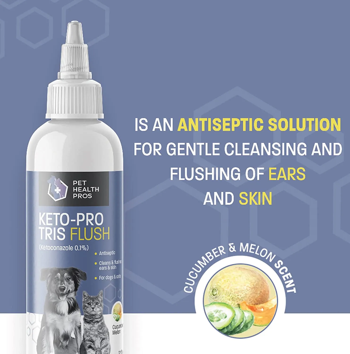 Keto-Pro Tris Flush - Cat & Dog Ear Cleaner Solution
