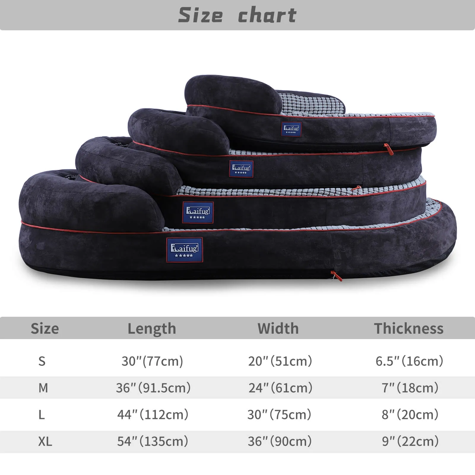 Laifug Oval Dog Bed
