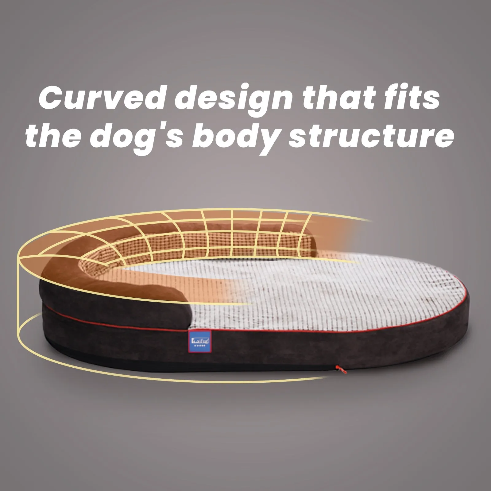 Laifug Oval Dog Bed