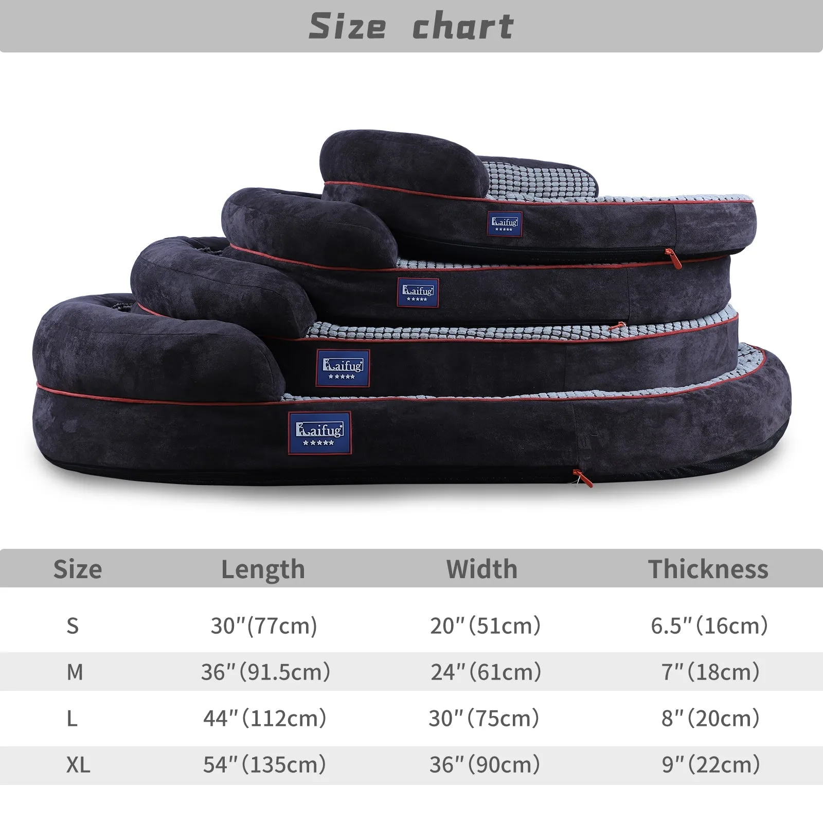 Laifug Oval Dog Bed