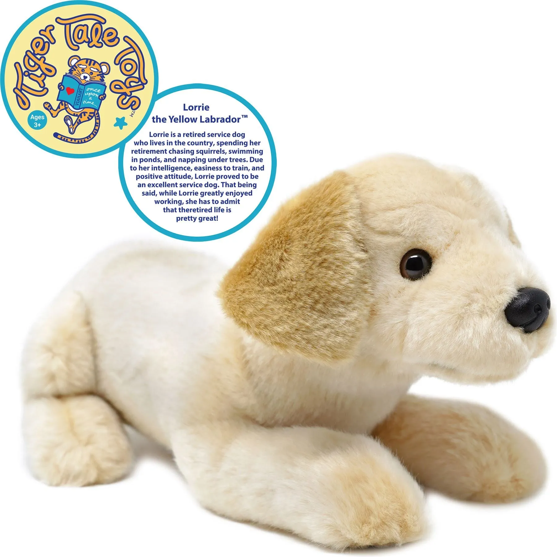 Lorrie The Labrador | 17 Inch Stuffed Animal Plush | By TigerHart Toys