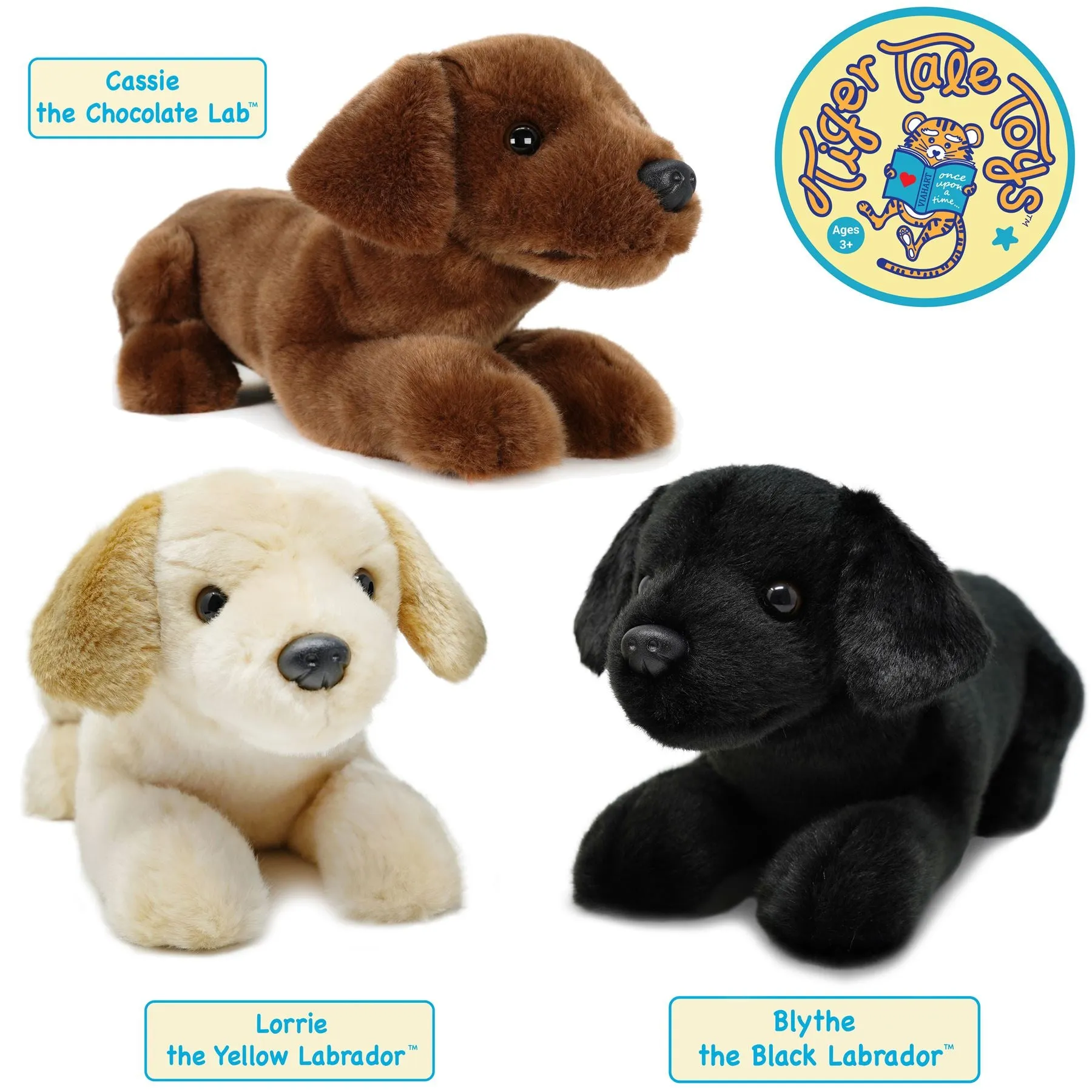 Lorrie The Labrador | 17 Inch Stuffed Animal Plush | By TigerHart Toys