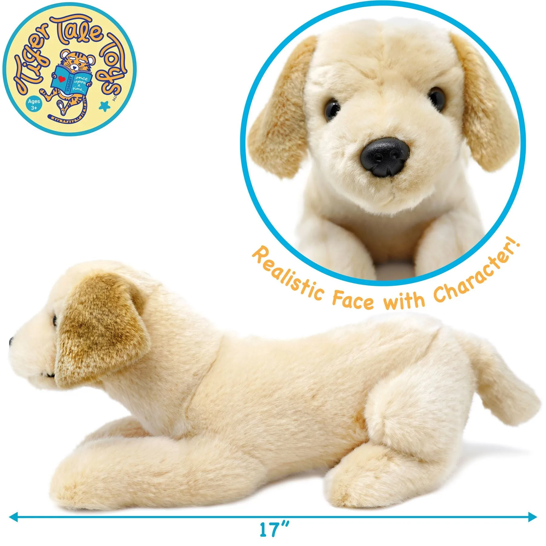 Lorrie The Labrador | 17 Inch Stuffed Animal Plush | By TigerHart Toys