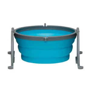 Loving Pets Travel Dog Bowl Blue Medium