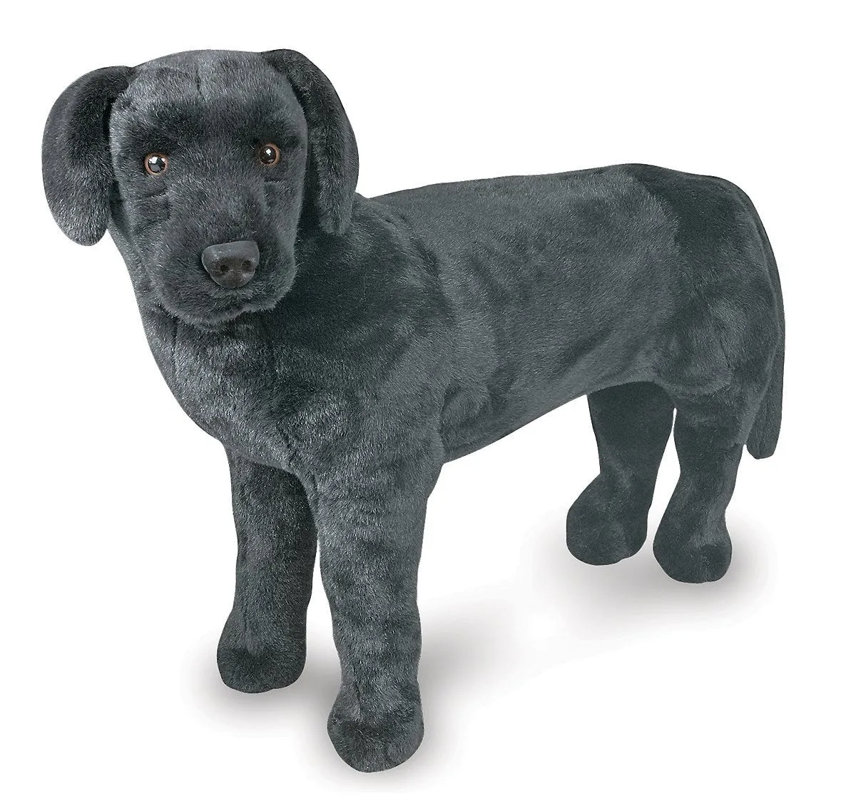 Melissa & Doug - Giant Black Labrador Lifelike Stuffed Animal Dog (over 2 feet tall)  Ages 3 