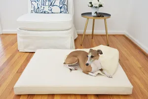 Organic Cotton Dog BED Cover, Natural Canvas