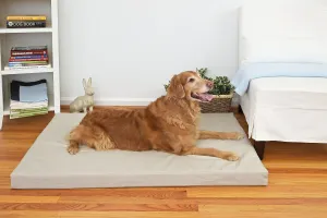 Organic Cotton Dog BED Cover, Stone Canvas