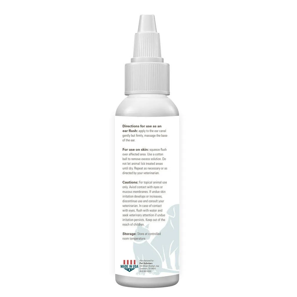 Pet Scholars Ketozole Tris Flush Anti-fungal Cleansing Solution, 12 fl oz