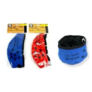 Pet Travel Water Bowl - 15cm x 9cm