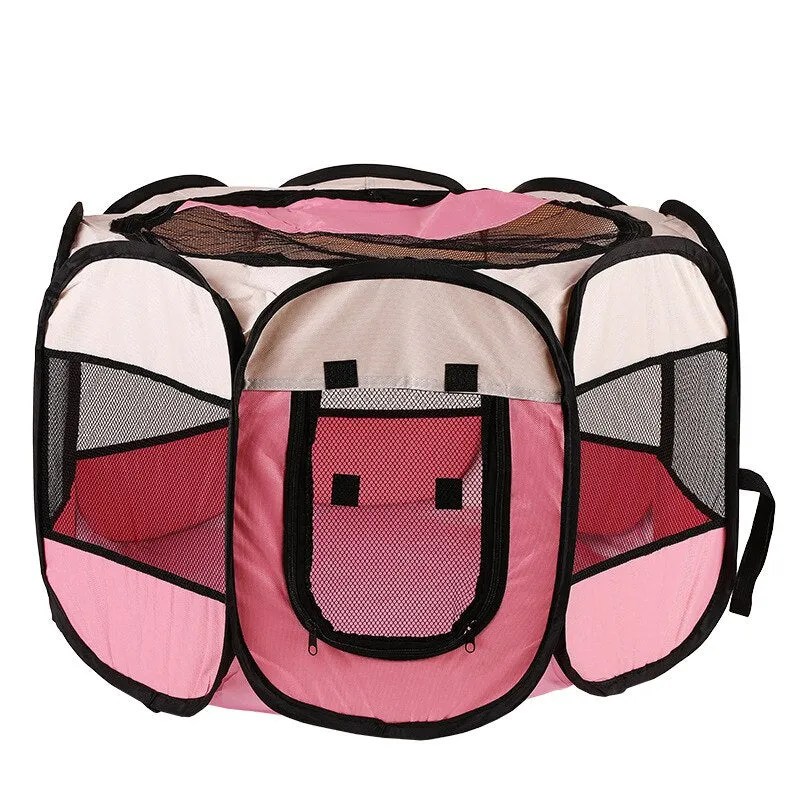 Portable Folding Pet Tent Dog Cage