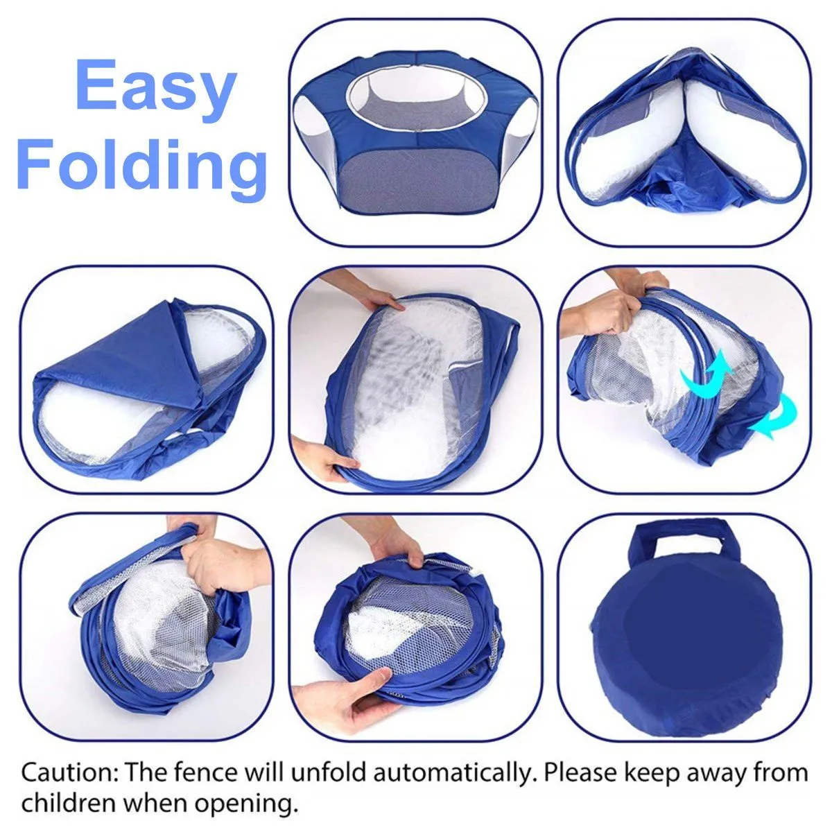 Portable Pet Tent - Waterproof Polyester Pet Fence
