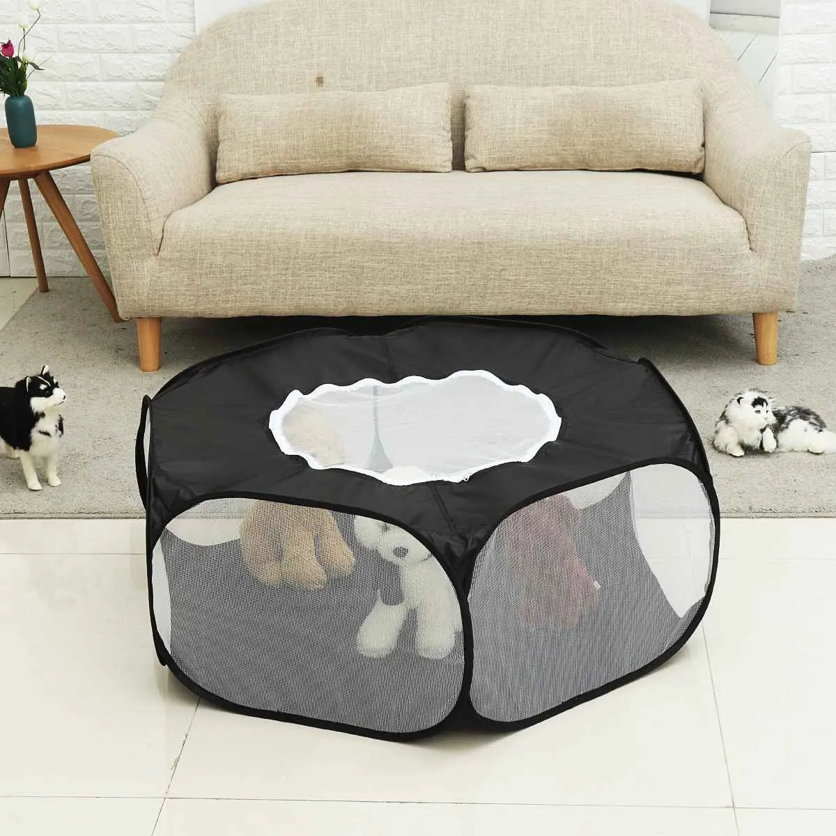 Portable Pet Tent - Waterproof Polyester Pet Fence