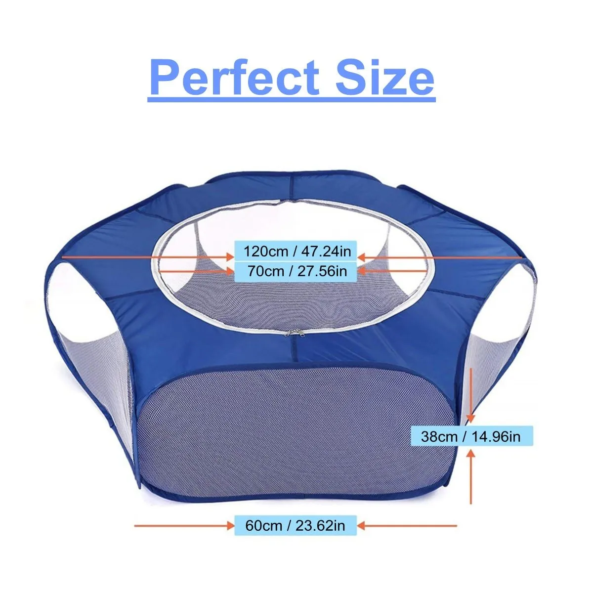 Portable Pet Tent - Waterproof Polyester Pet Fence