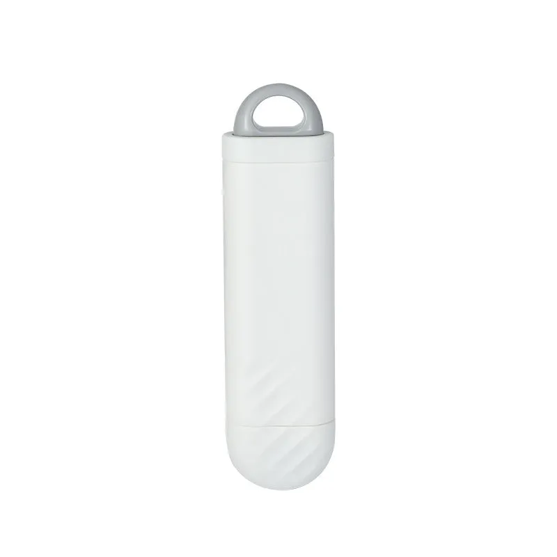 Portable Self-Cleaning Pet Hair Remover Brush-White