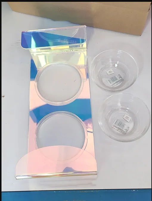 Rainbow Reflect Pet Food Bowl