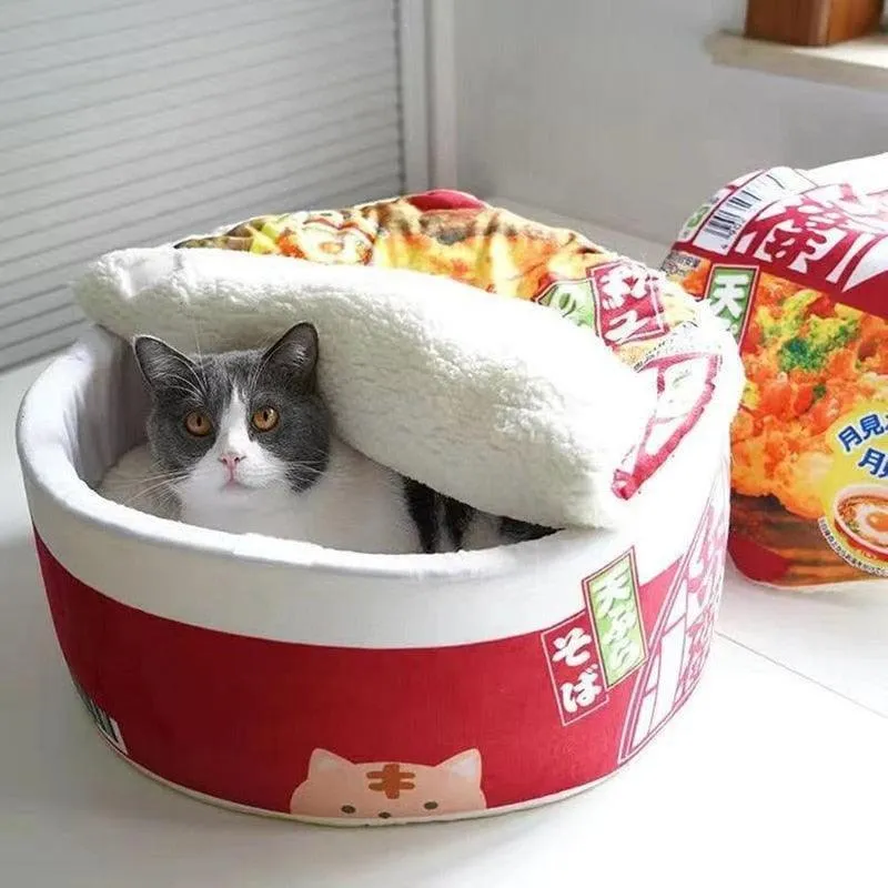 Ramen Noodles Winter Pet Tent