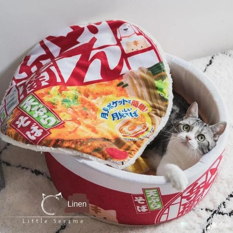 Ramen Noodles Winter Pet Tent