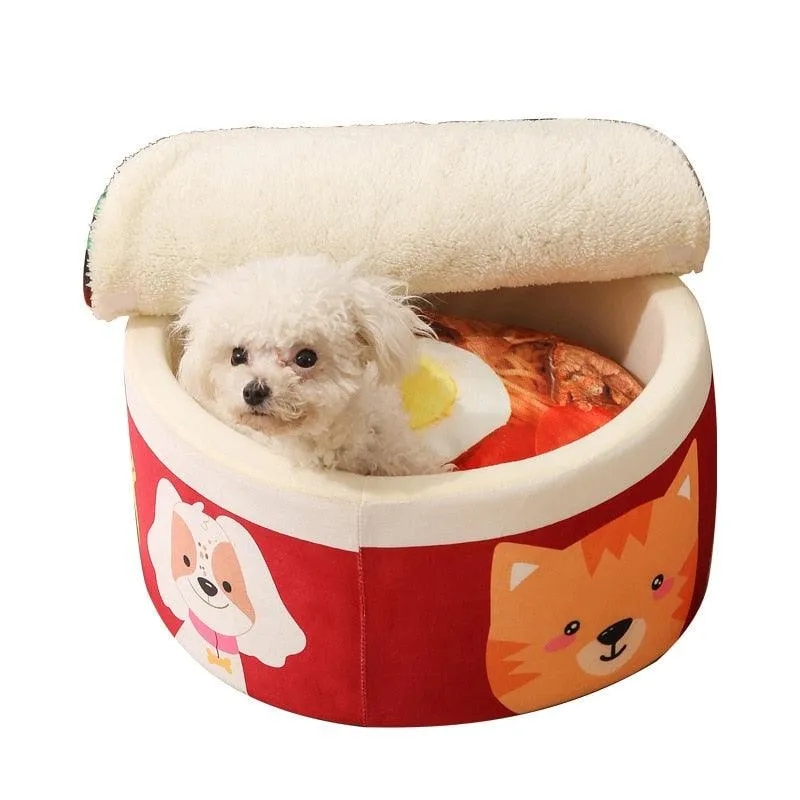 Ramen Noodles Winter Pet Tent