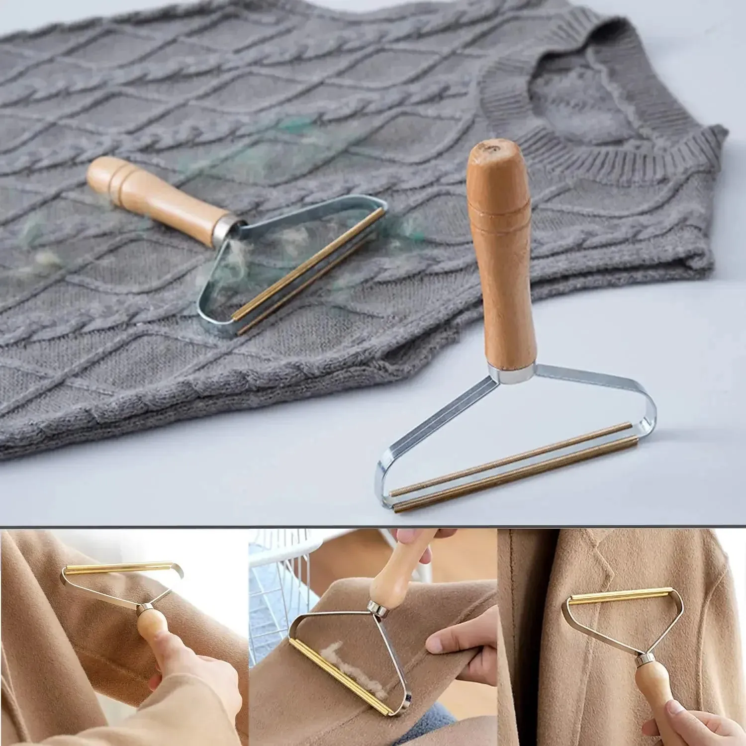 Reusable Pet Hair Remover - Manual Lint Roller for Clothes and Furniture