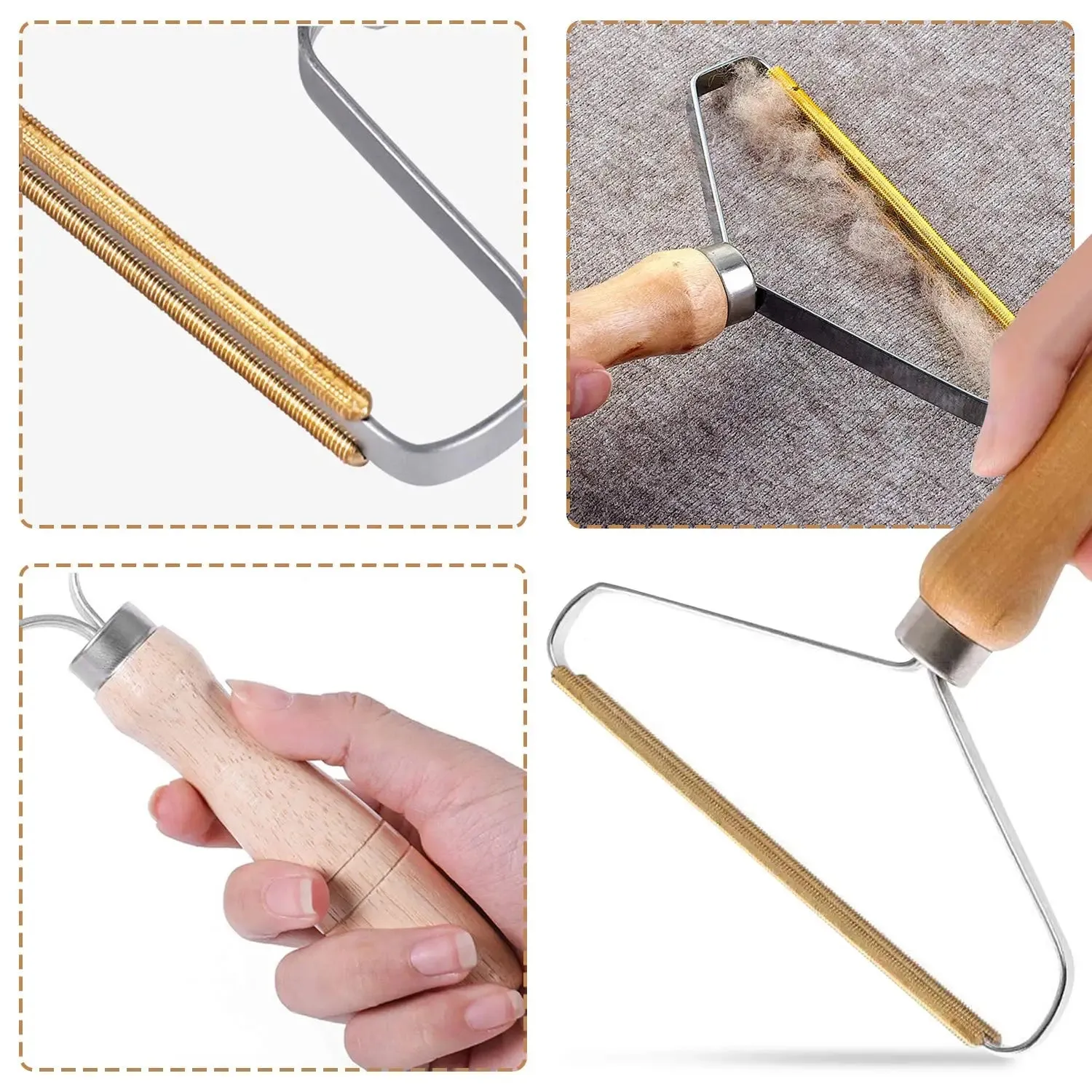 Reusable Pet Hair Remover - Manual Lint Roller for Clothes and Furniture