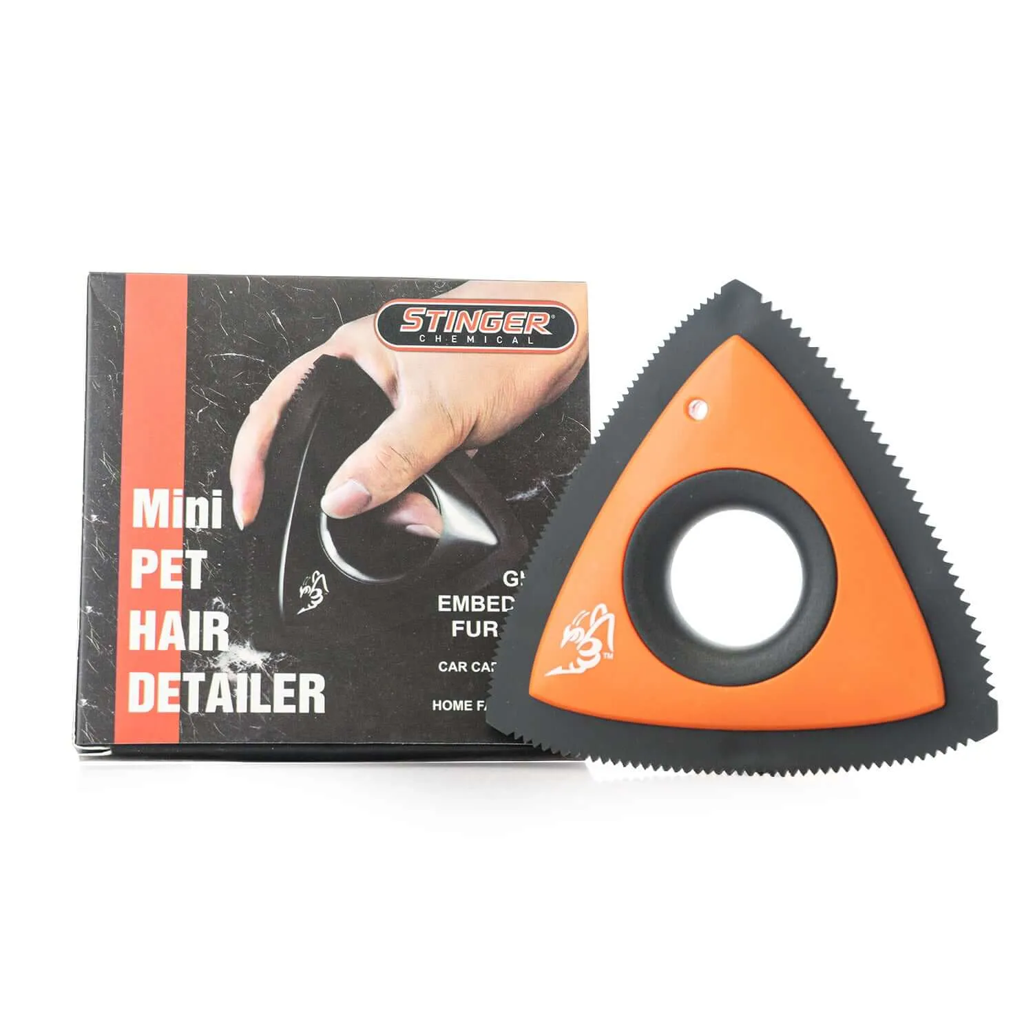 Rubber Triangle Pet Hair Tool
